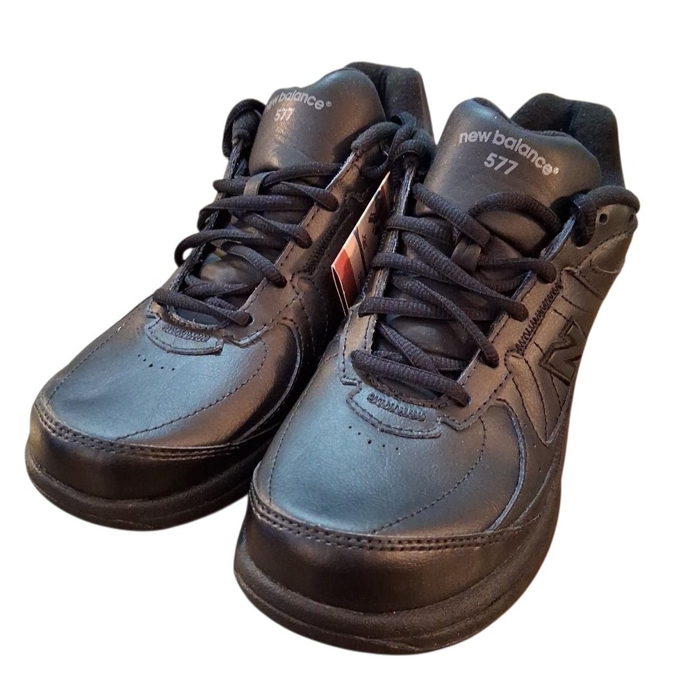 New Balance Women's US Sz 8 WW577BK Low‎ Top Lace Up Walking Shoes Black NWT
